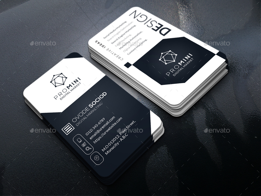 Digital Marketing Business Card Print Templates Graphicriver